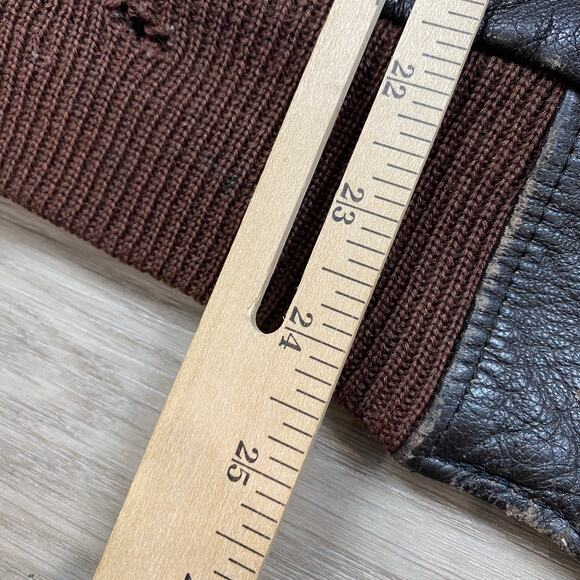 True Vintage 50s 60s Aviator Bomber Flight Jacket Talon Zipper Men's L - Picture 6 of 10